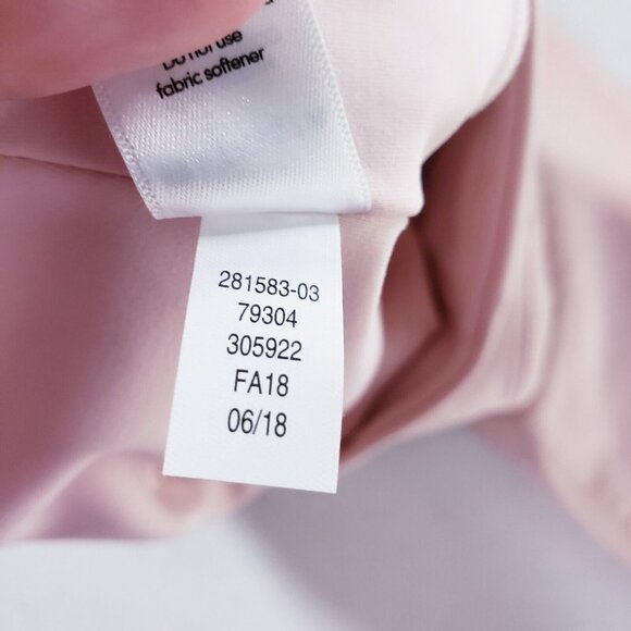 Athleta Eclipse Mesh Crop Leggings Size Medium High Rise Stretch Workout Pink - Picture 10 of 10